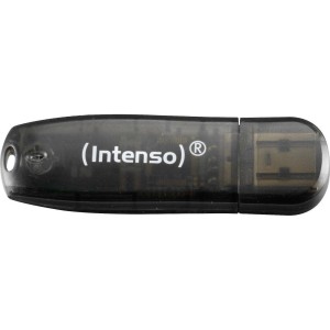 Intenso Rainbow Line 16GB USB 2.0 Stick Μαύρο