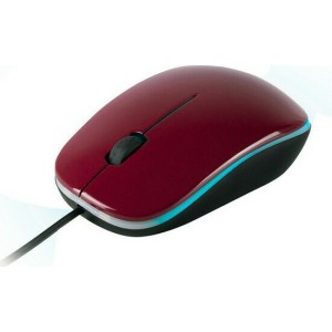 NGS Addict Maroon Ενσύρματο Ποντίκι Μπορντό