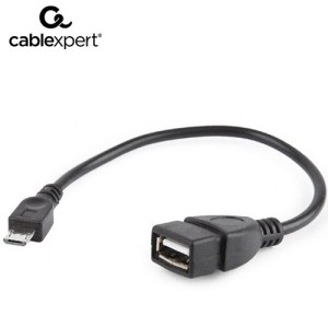 Καλώδιο USB OTG AF σε Micro BM, 0,15 m