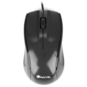 NGS Mist Ενσύρματο Ποντίκι Μαύρο